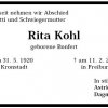 Bonfert Rita 1920-2013 Todesanzeige